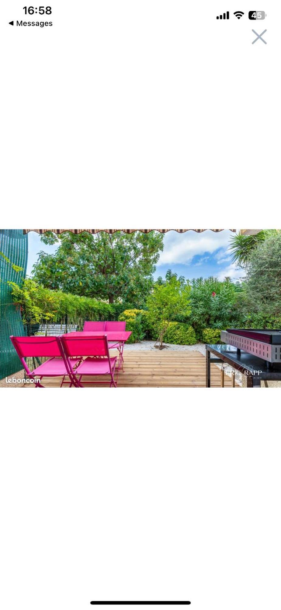 Beau T2 Avec Jardin Frejus Plage Exteriér fotografie